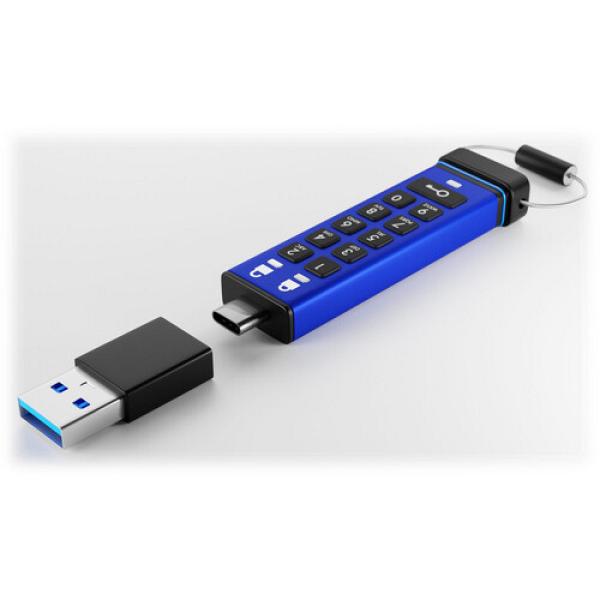   iStorage datAshur Pro+C 64GB USB 5Gbps 7